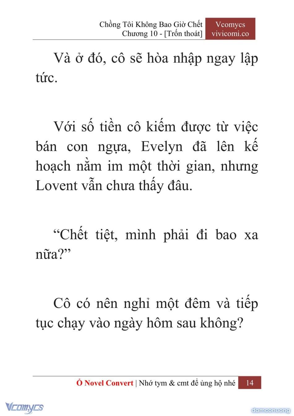 đọc truyện [novel] Chồng Tôi Không Bao Giờ Chết Chương 10 ảnh 17 tại Thiên Thai Truyện