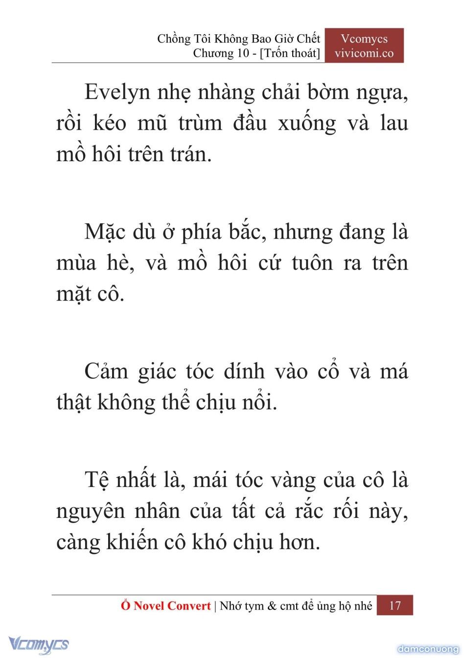 đọc truyện [novel] Chồng Tôi Không Bao Giờ Chết Chương 10 ảnh 20 tại Thiên Thai Truyện