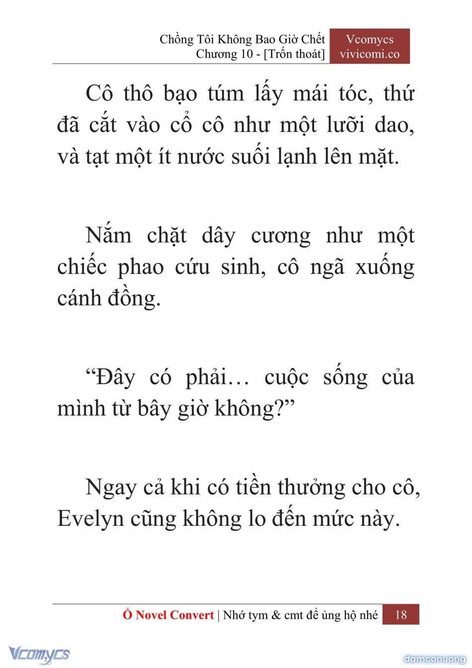 đọc truyện [novel] Chồng Tôi Không Bao Giờ Chết Chương 10 ảnh 21 tại Thiên Thai Truyện