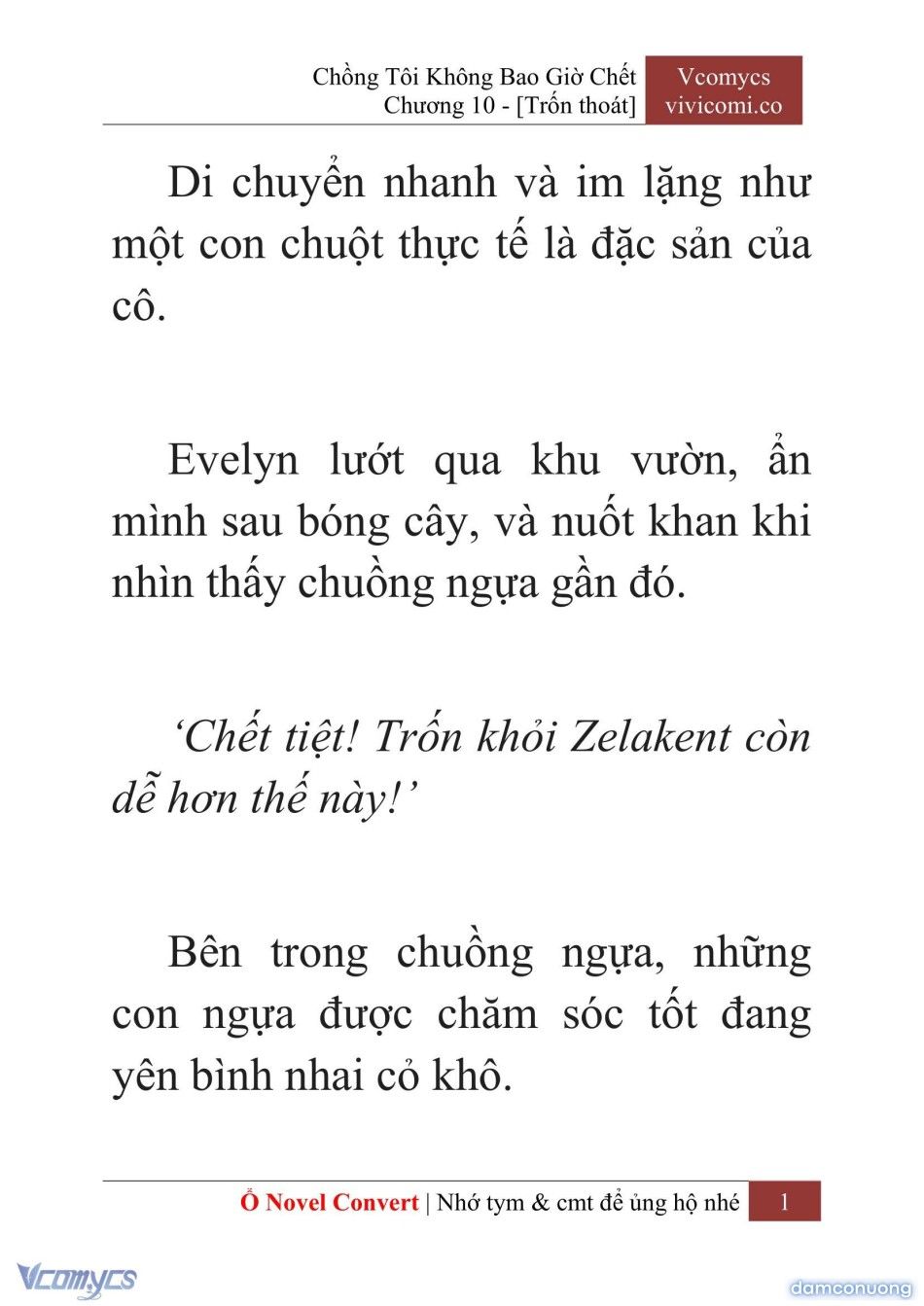 đọc truyện [novel] Chồng Tôi Không Bao Giờ Chết Chương 10 ảnh 4 tại Thiên Thai Truyện