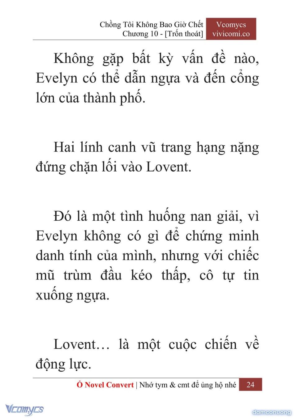 đọc truyện [novel] Chồng Tôi Không Bao Giờ Chết Chương 10 ảnh 27 tại Thiên Thai Truyện