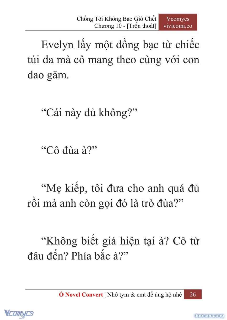 đọc truyện [novel] Chồng Tôi Không Bao Giờ Chết Chương 10 ảnh 29 tại Thiên Thai Truyện