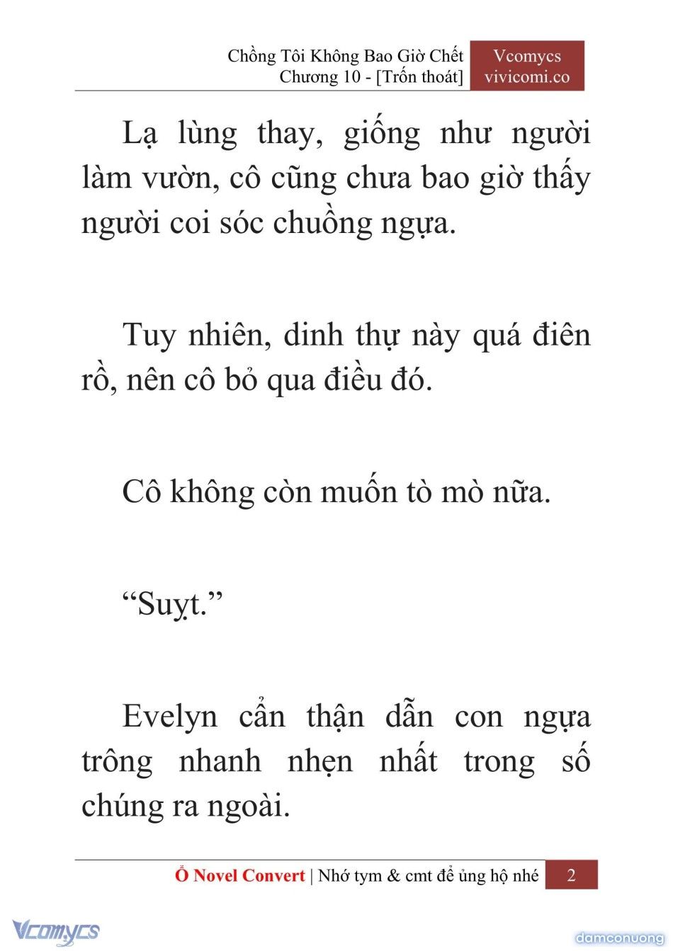 đọc truyện [novel] Chồng Tôi Không Bao Giờ Chết Chương 10 ảnh 5 tại Thiên Thai Truyện