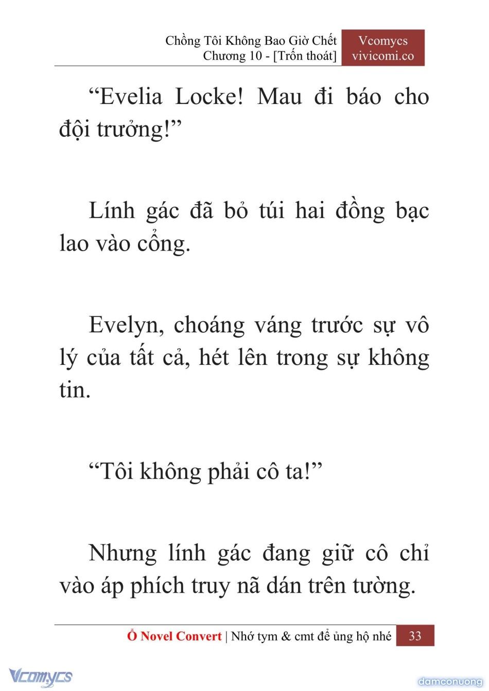 đọc truyện [novel] Chồng Tôi Không Bao Giờ Chết Chương 10 ảnh 36 tại Thiên Thai Truyện
