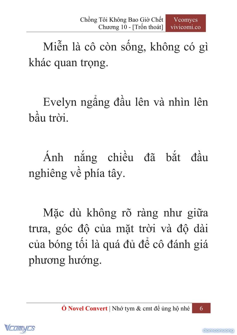 đọc truyện [novel] Chồng Tôi Không Bao Giờ Chết Chương 10 ảnh 9 tại Thiên Thai Truyện