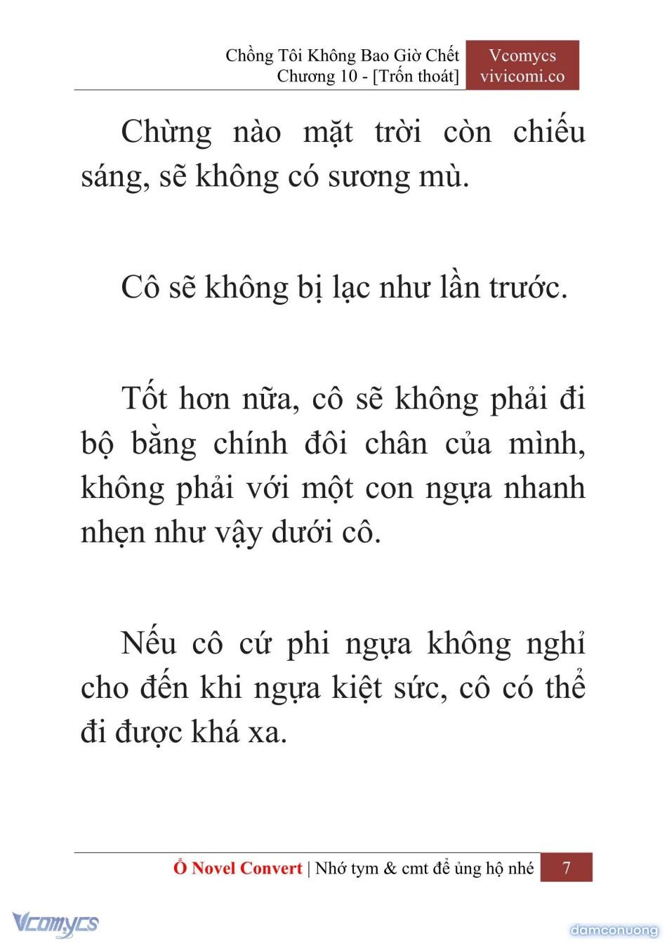 đọc truyện [novel] Chồng Tôi Không Bao Giờ Chết Chương 10 ảnh 10 tại Thiên Thai Truyện