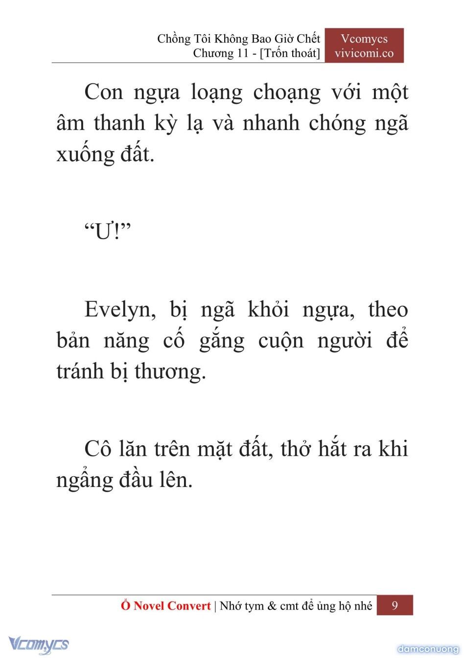 đọc truyện [novel] Chồng Tôi Không Bao Giờ Chết Chương 11 ảnh 12 tại Thiên Thai Truyện