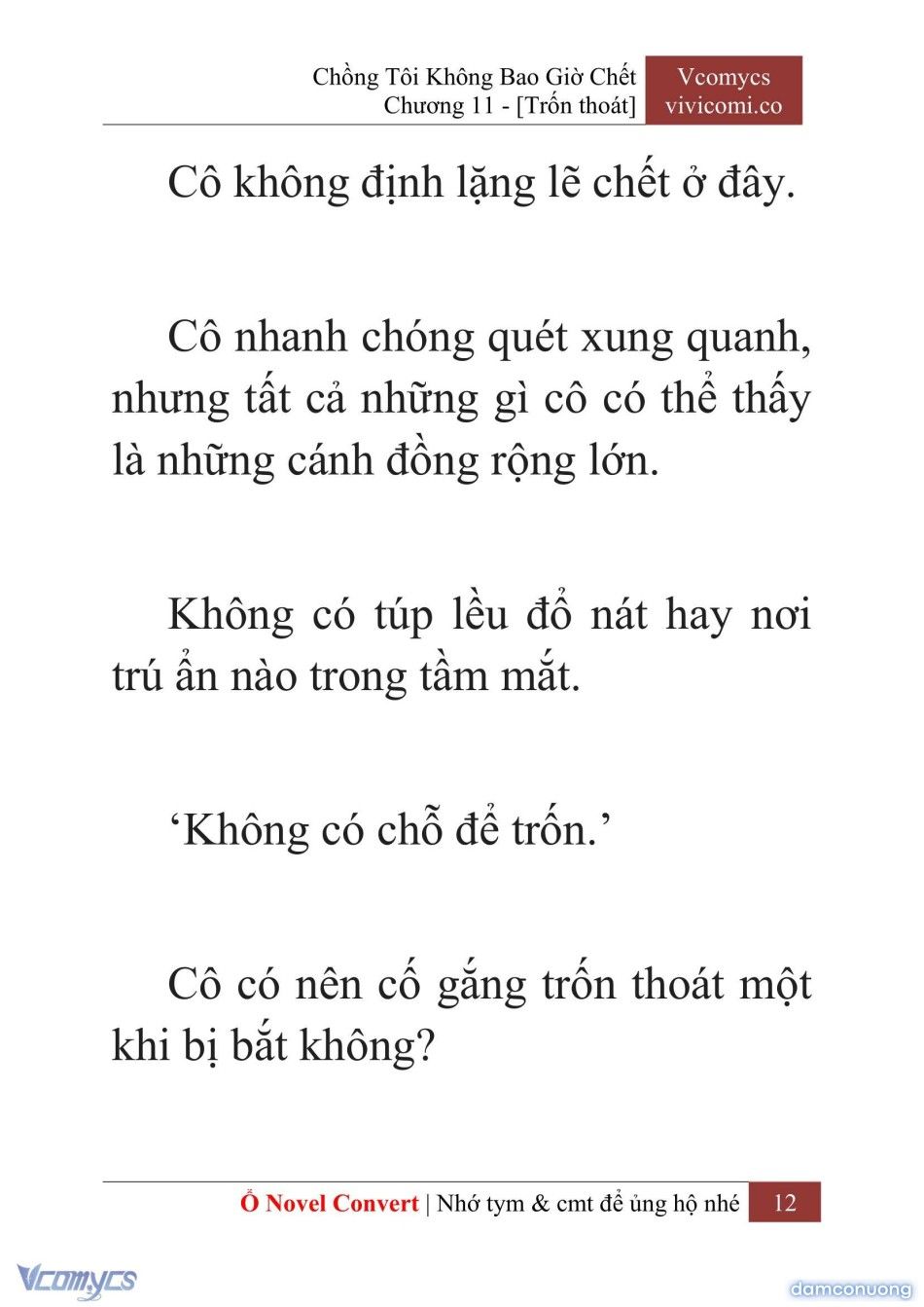 đọc truyện [novel] Chồng Tôi Không Bao Giờ Chết Chương 11 ảnh 15 tại Thiên Thai Truyện