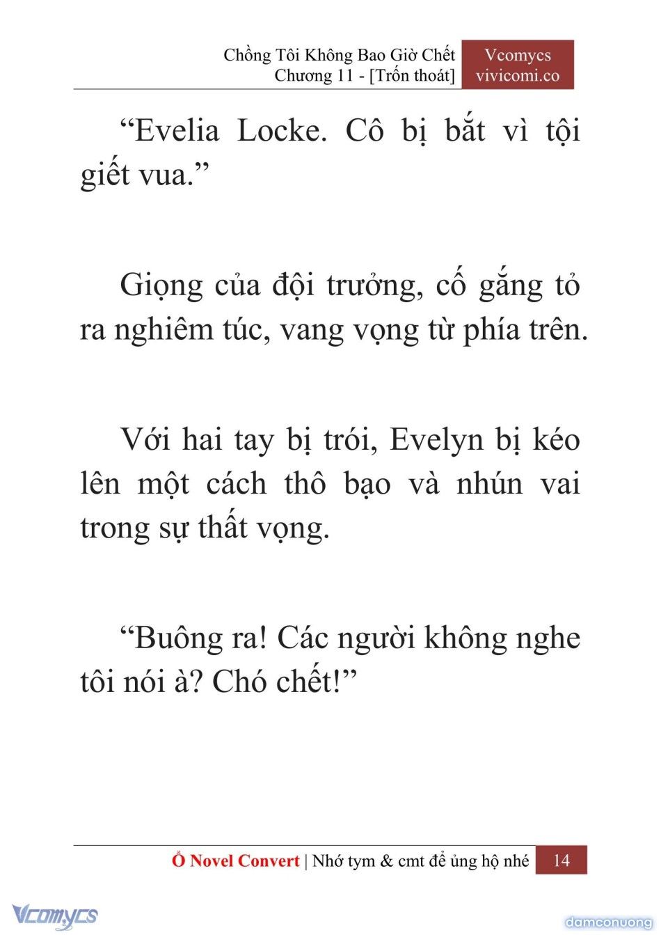 đọc truyện [novel] Chồng Tôi Không Bao Giờ Chết Chương 11 ảnh 17 tại Thiên Thai Truyện