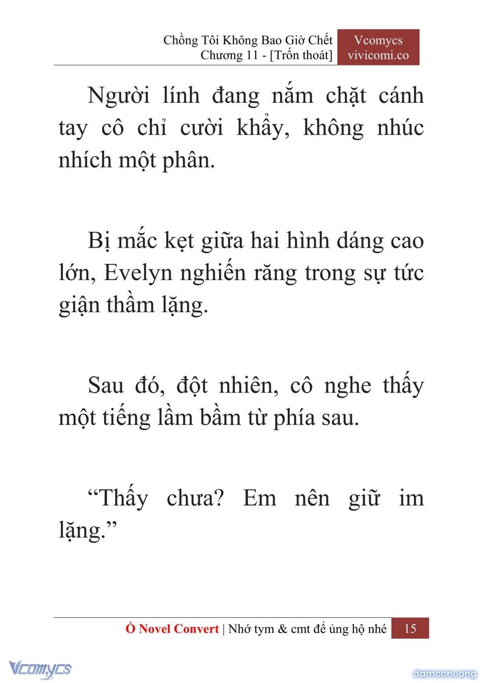 đọc truyện [novel] Chồng Tôi Không Bao Giờ Chết Chương 11 ảnh 18 tại Thiên Thai Truyện