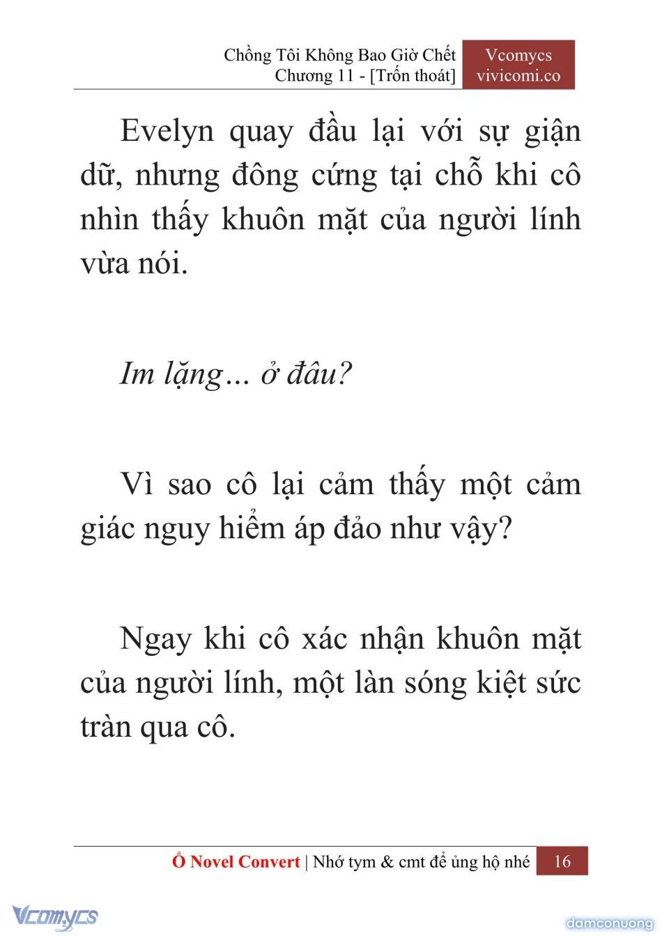 đọc truyện [novel] Chồng Tôi Không Bao Giờ Chết Chương 11 ảnh 19 tại Thiên Thai Truyện