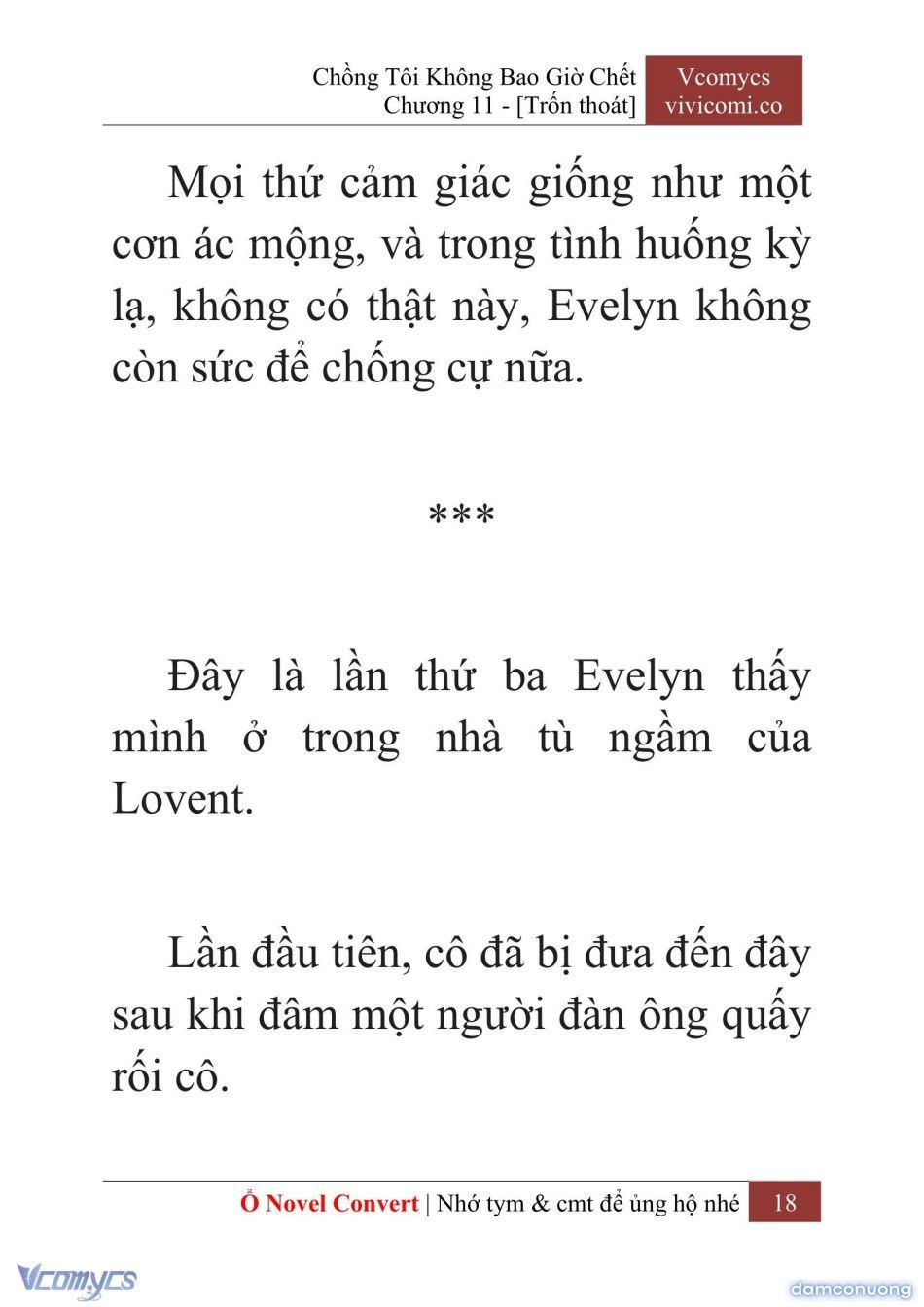 đọc truyện [novel] Chồng Tôi Không Bao Giờ Chết Chương 11 ảnh 21 tại Thiên Thai Truyện