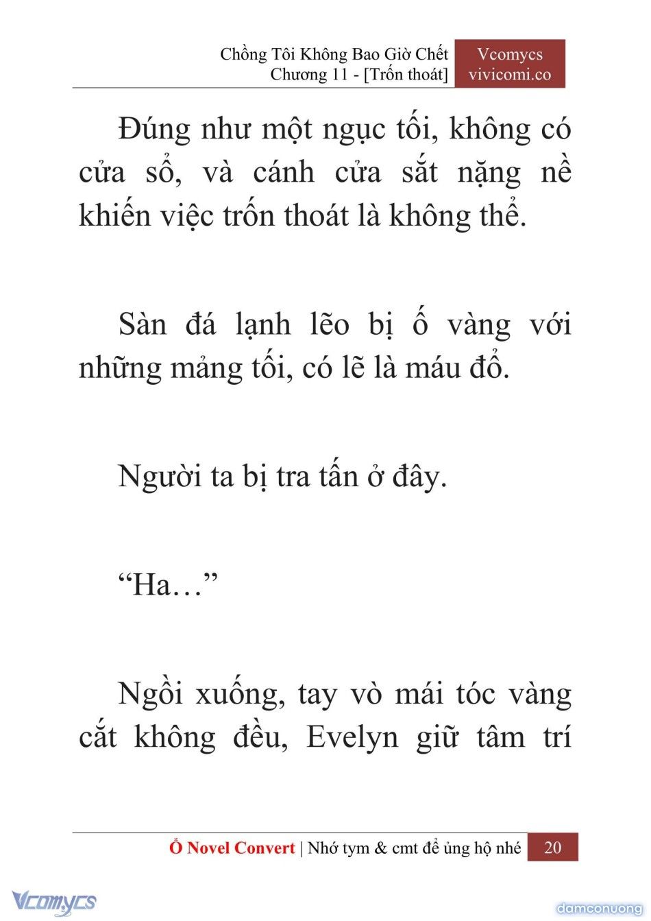 đọc truyện [novel] Chồng Tôi Không Bao Giờ Chết Chương 11 ảnh 23 tại Thiên Thai Truyện
