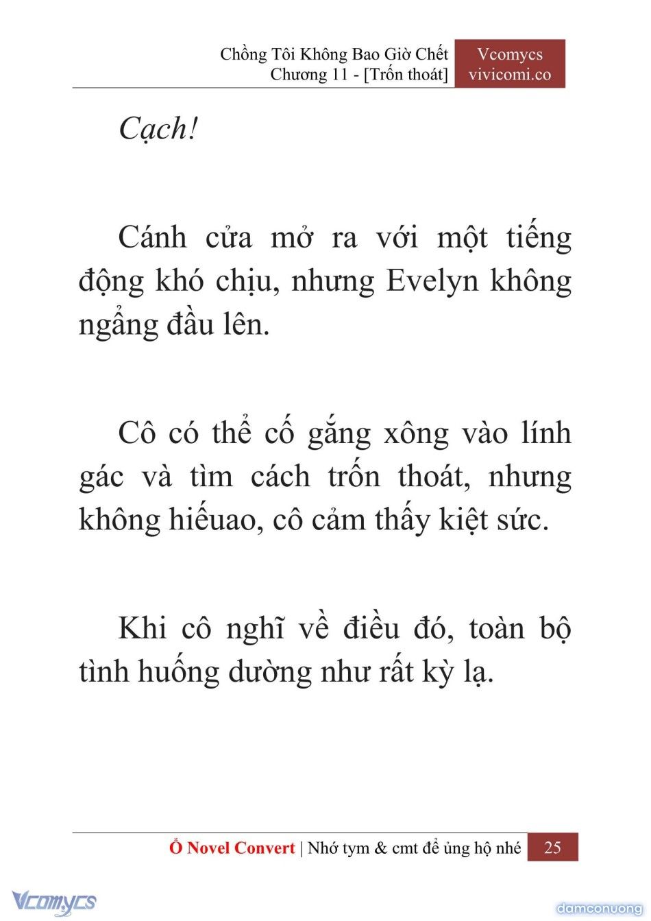 đọc truyện [novel] Chồng Tôi Không Bao Giờ Chết Chương 11 ảnh 28 tại Thiên Thai Truyện
