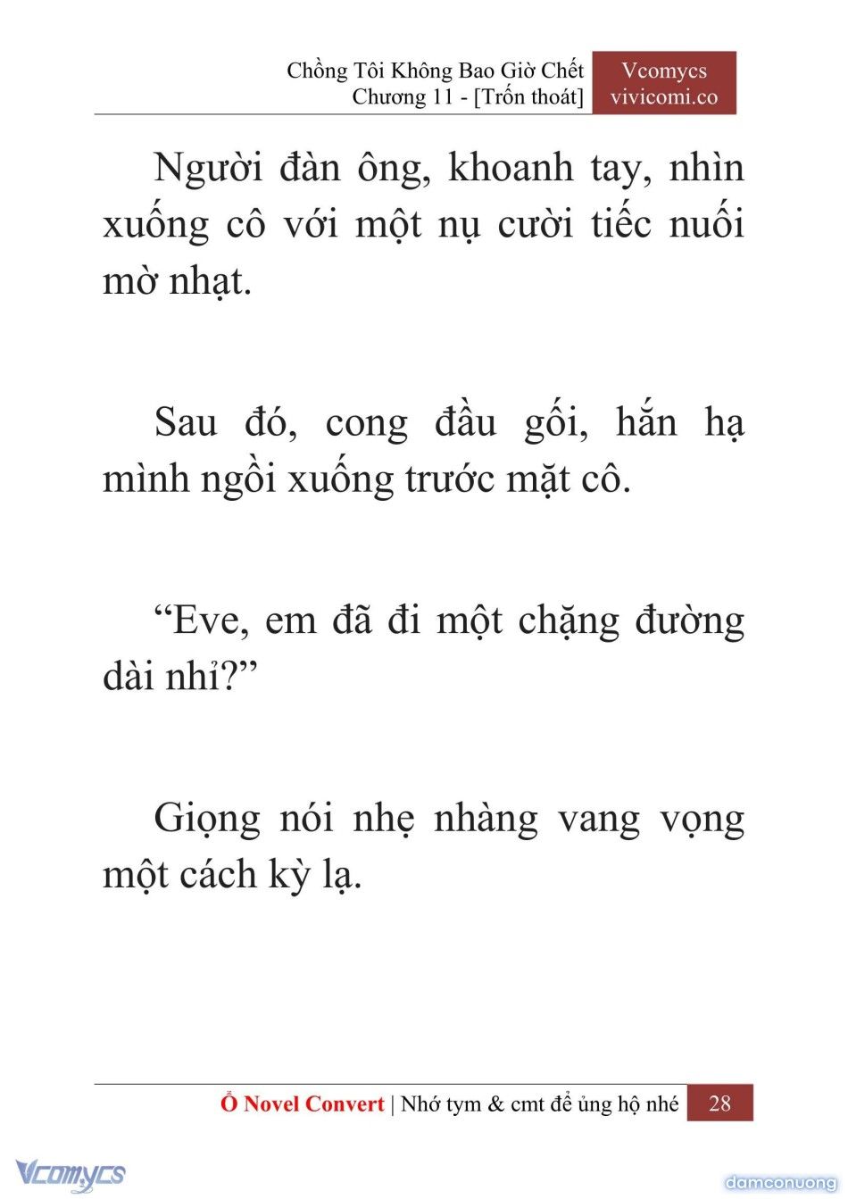 đọc truyện [novel] Chồng Tôi Không Bao Giờ Chết Chương 11 ảnh 31 tại Thiên Thai Truyện