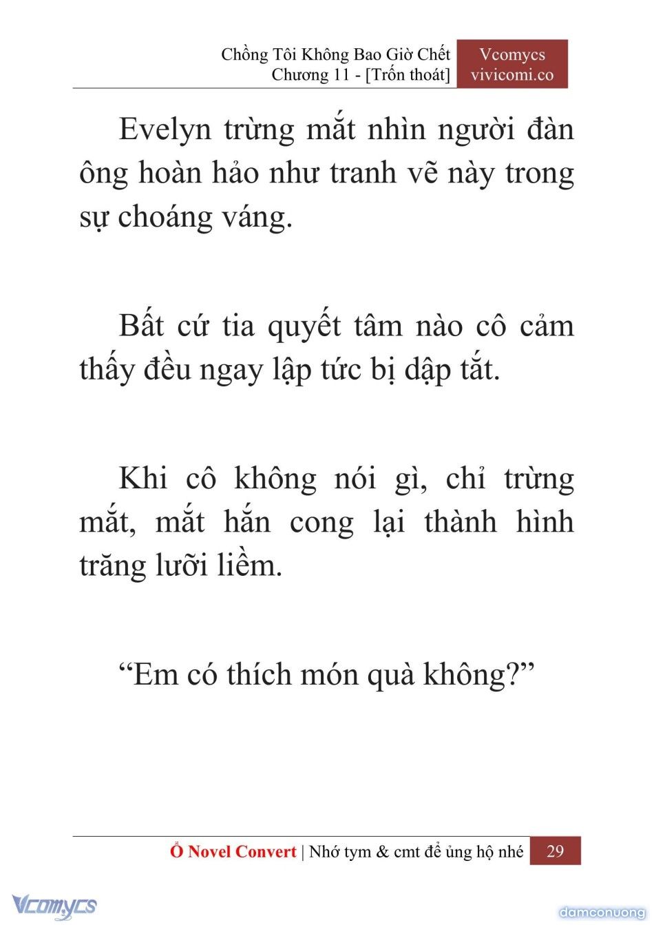 đọc truyện [novel] Chồng Tôi Không Bao Giờ Chết Chương 11 ảnh 32 tại Thiên Thai Truyện