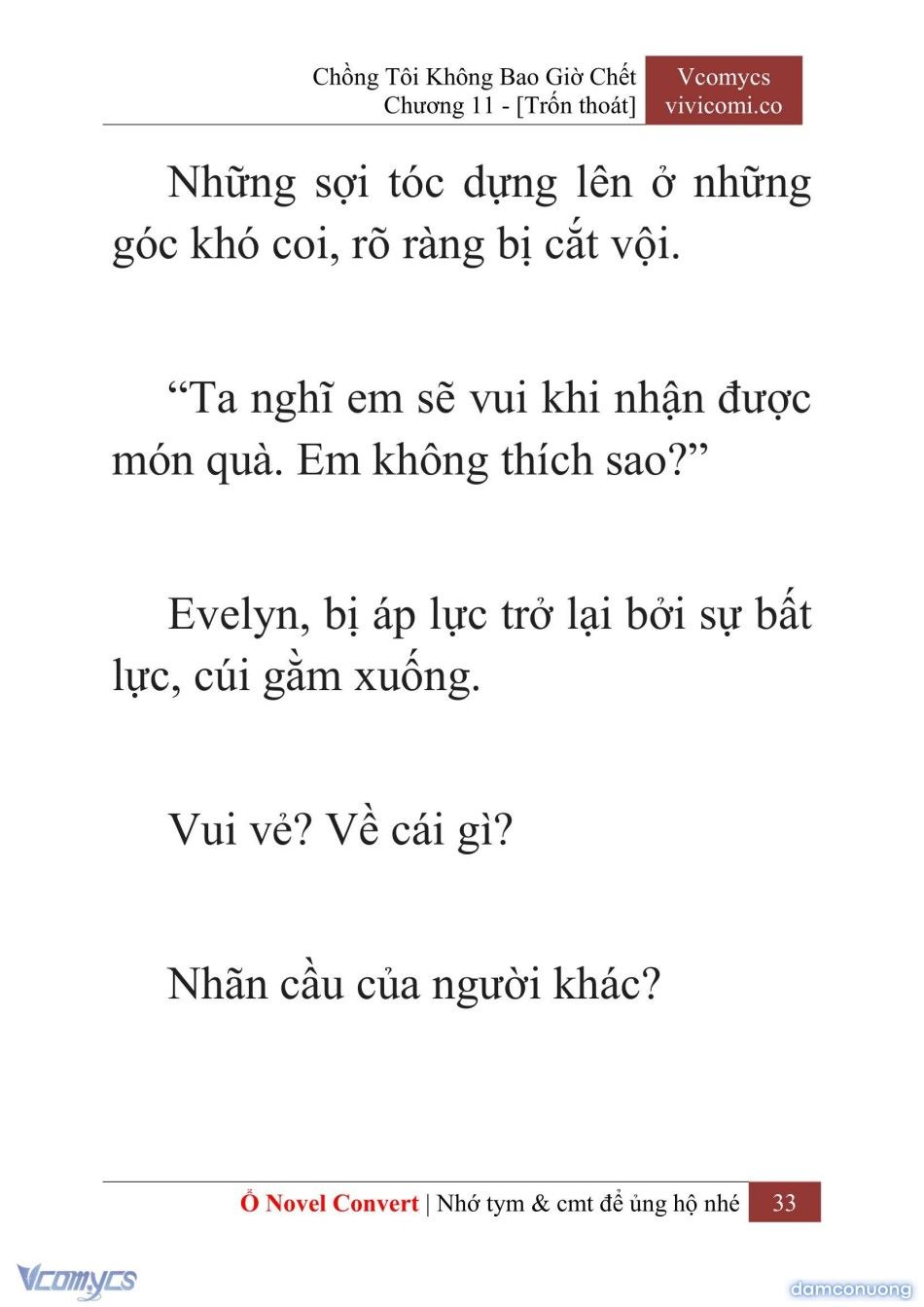 đọc truyện [novel] Chồng Tôi Không Bao Giờ Chết Chương 11 ảnh 36 tại Thiên Thai Truyện