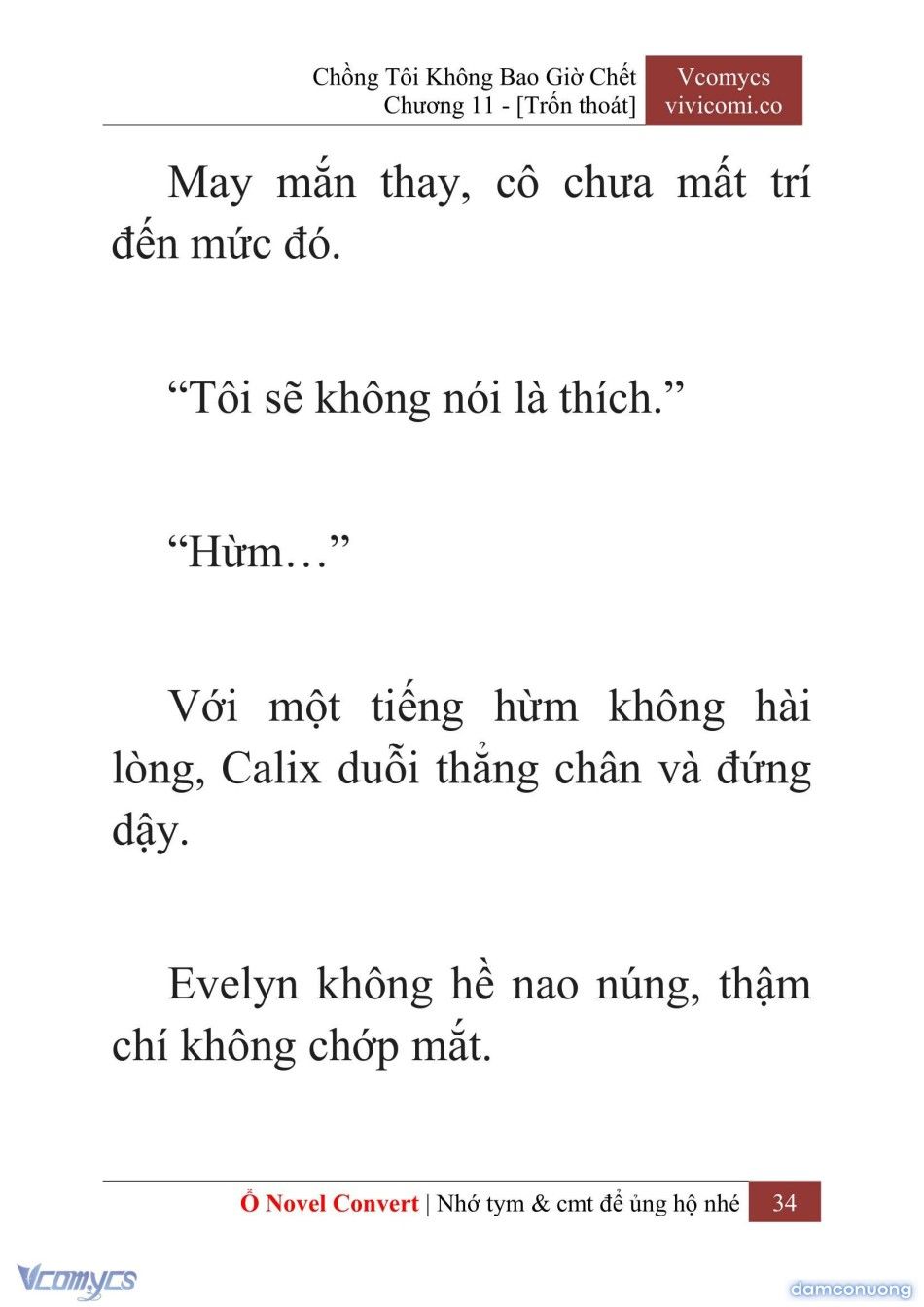 đọc truyện [novel] Chồng Tôi Không Bao Giờ Chết Chương 11 ảnh 37 tại Thiên Thai Truyện