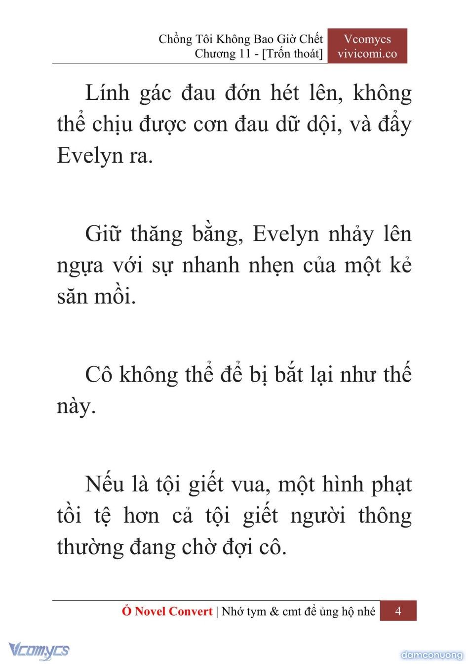 đọc truyện [novel] Chồng Tôi Không Bao Giờ Chết Chương 11 ảnh 7 tại Thiên Thai Truyện