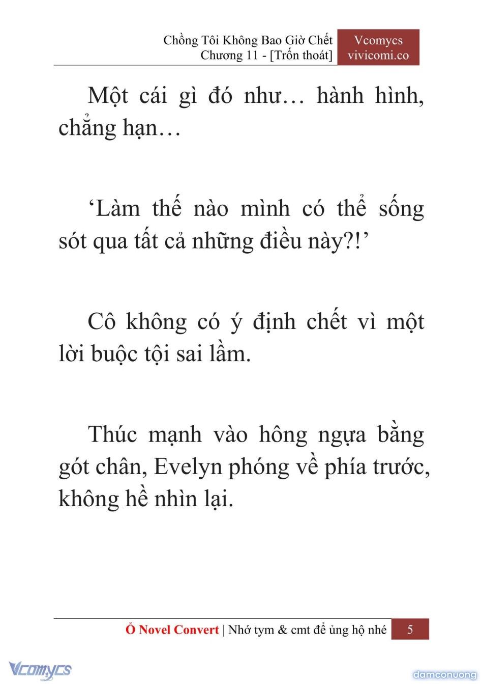 đọc truyện [novel] Chồng Tôi Không Bao Giờ Chết Chương 11 ảnh 8 tại Thiên Thai Truyện