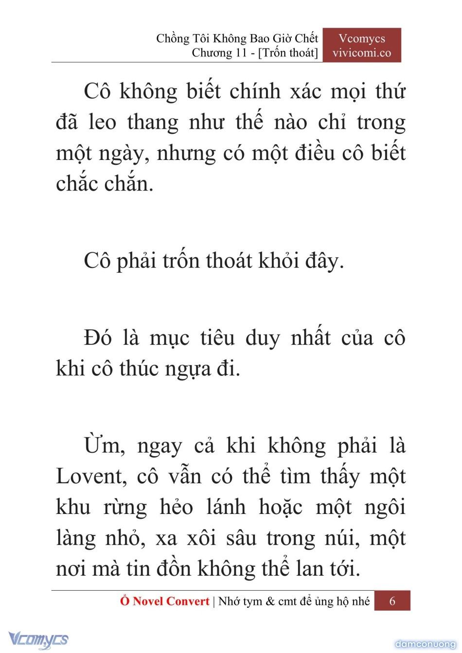 đọc truyện [novel] Chồng Tôi Không Bao Giờ Chết Chương 11 ảnh 9 tại Thiên Thai Truyện