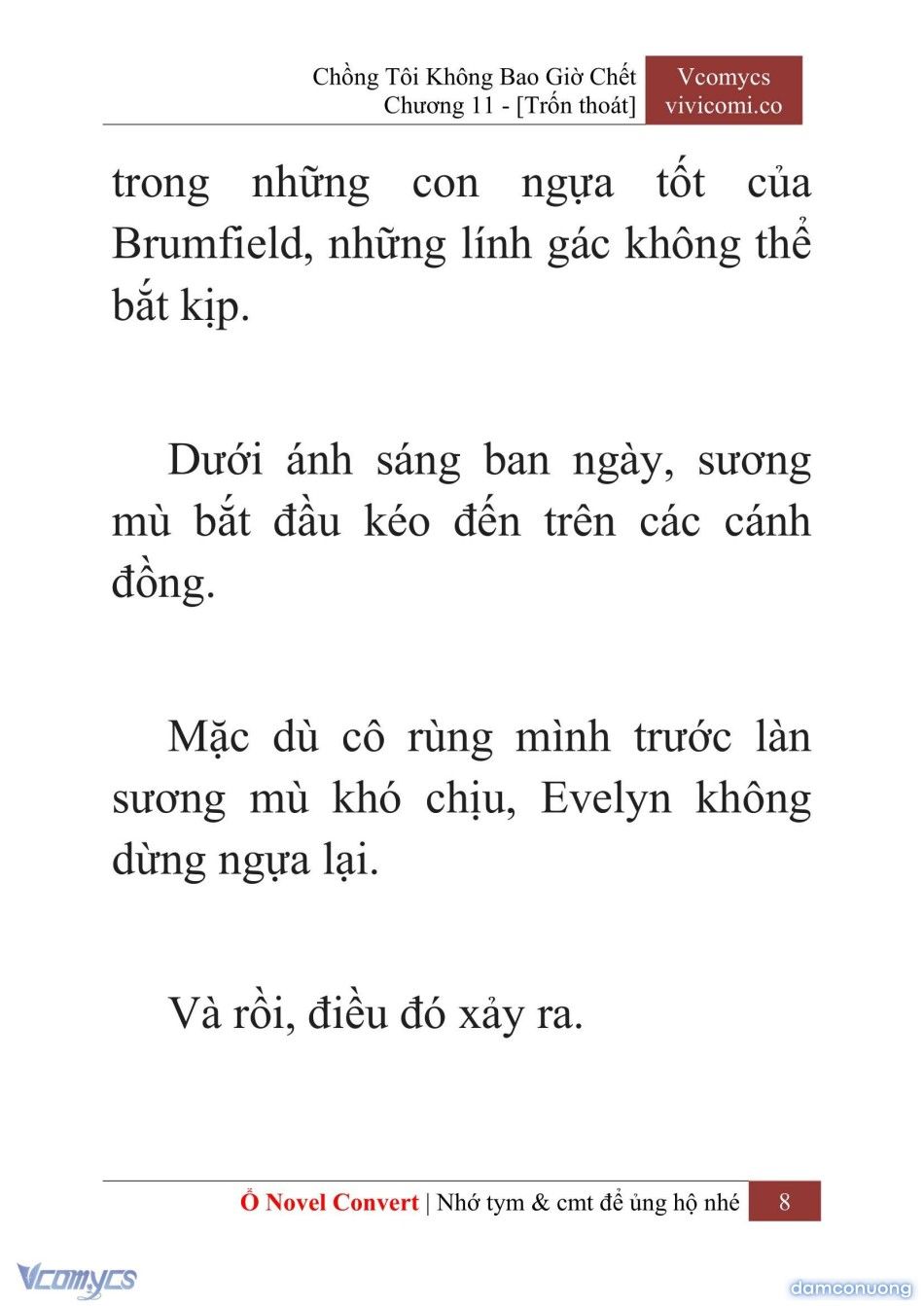 đọc truyện [novel] Chồng Tôi Không Bao Giờ Chết Chương 11 ảnh 11 tại Thiên Thai Truyện