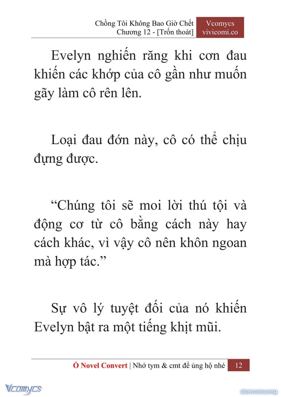 đọc truyện [novel] Chồng Tôi Không Bao Giờ Chết Chương 12 ảnh 15 tại Thiên Thai Truyện