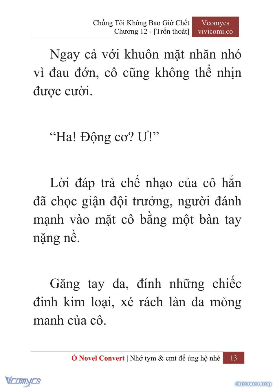 đọc truyện [novel] Chồng Tôi Không Bao Giờ Chết Chương 12 ảnh 16 tại Thiên Thai Truyện