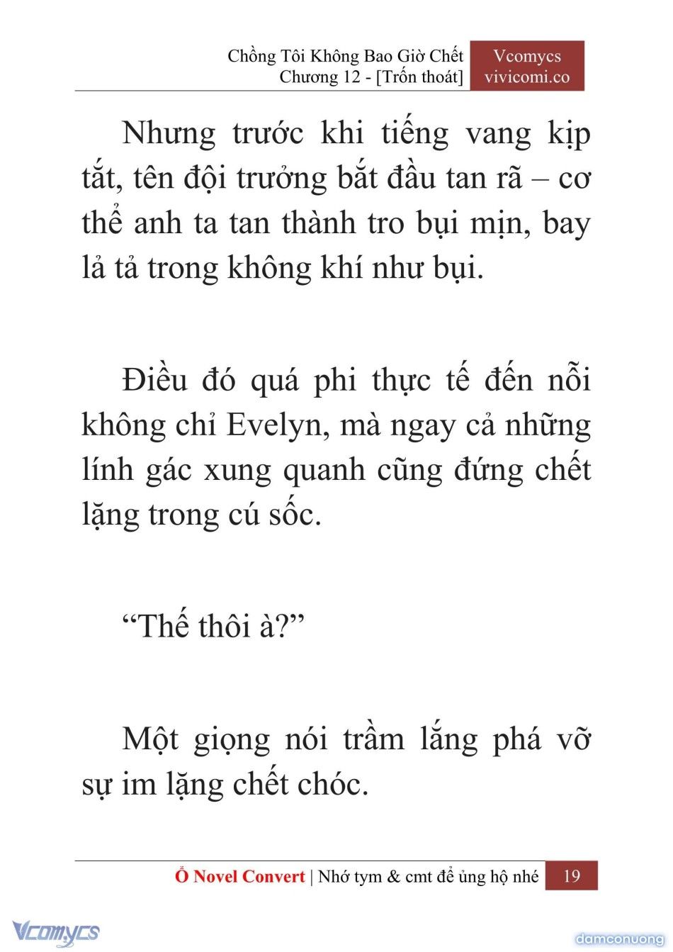 đọc truyện [novel] Chồng Tôi Không Bao Giờ Chết Chương 12 ảnh 22 tại Thiên Thai Truyện