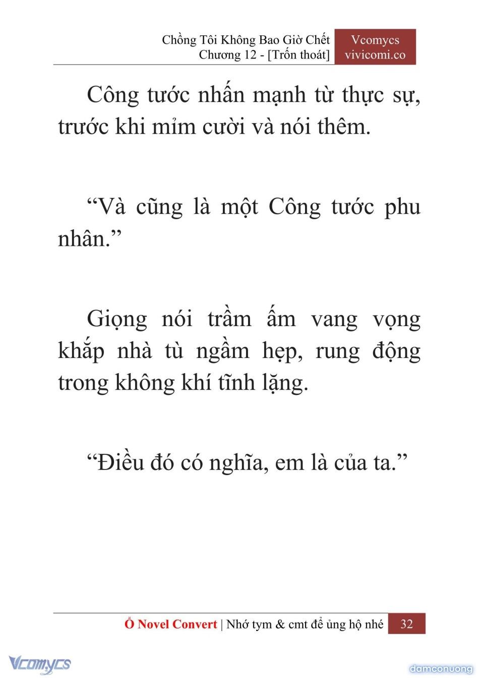 đọc truyện [novel] Chồng Tôi Không Bao Giờ Chết Chương 12 ảnh 35 tại Thiên Thai Truyện