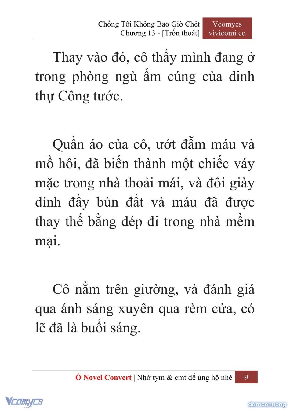 đọc truyện [novel] Chồng Tôi Không Bao Giờ Chết Chương 13 ảnh 12 tại Thiên Thai Truyện