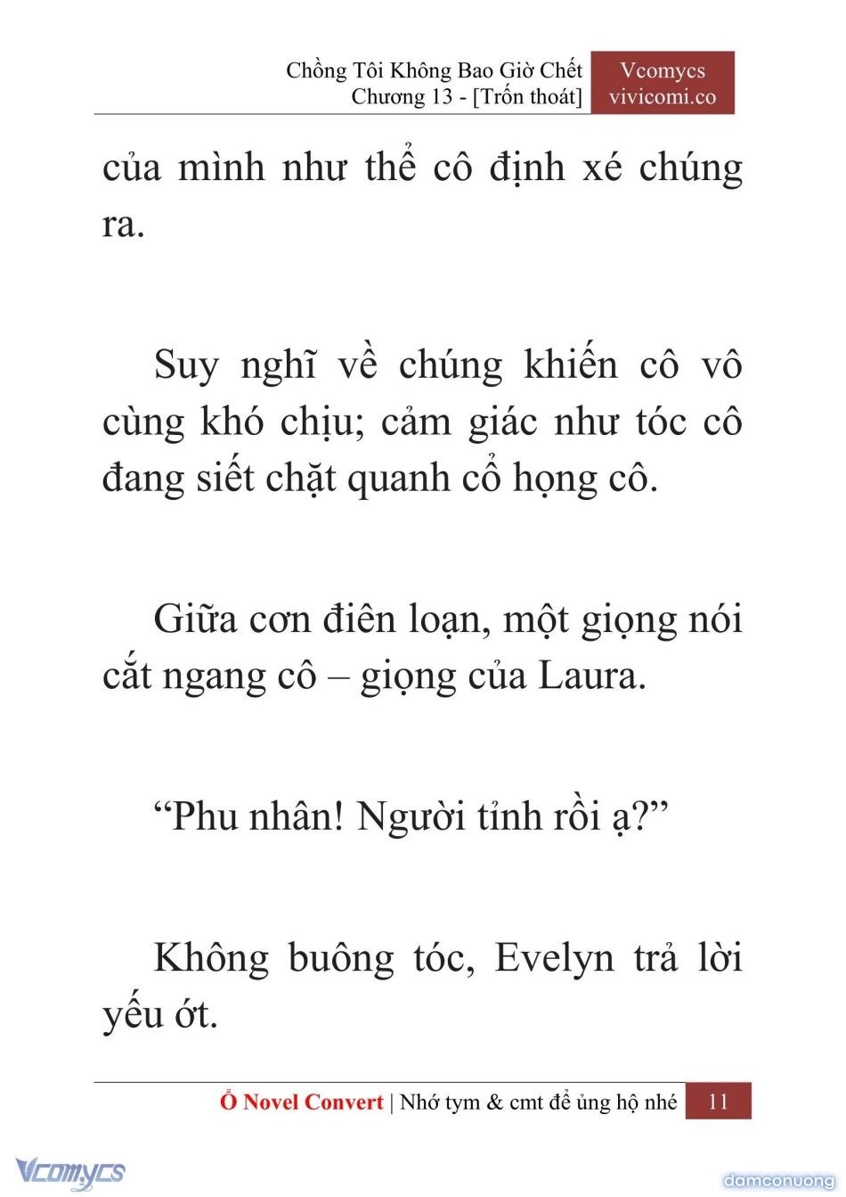 đọc truyện [novel] Chồng Tôi Không Bao Giờ Chết Chương 13 ảnh 14 tại Thiên Thai Truyện