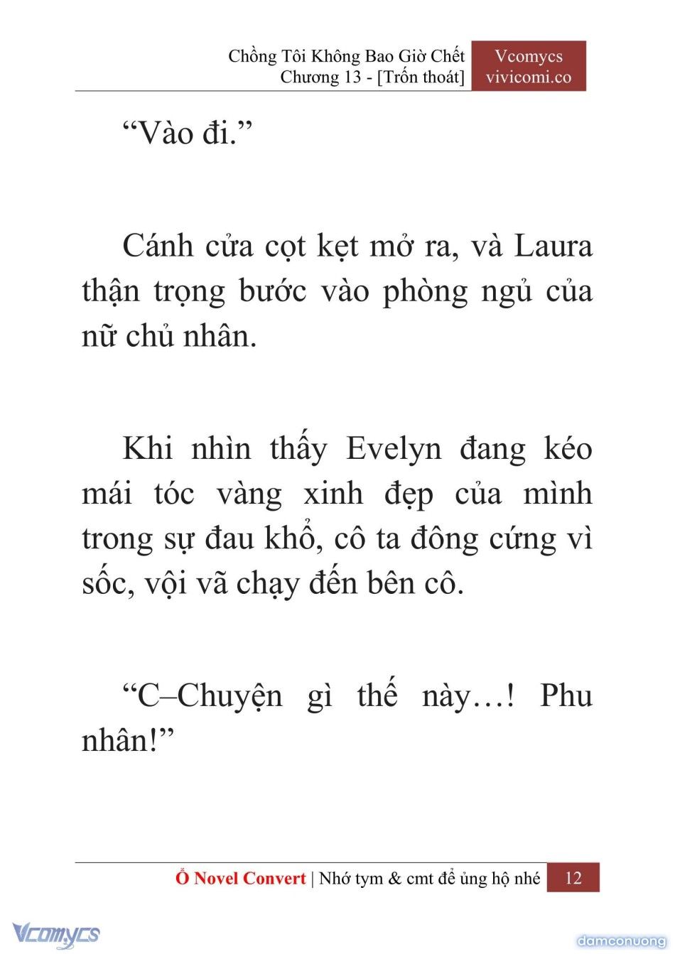 đọc truyện [novel] Chồng Tôi Không Bao Giờ Chết Chương 13 ảnh 15 tại Thiên Thai Truyện