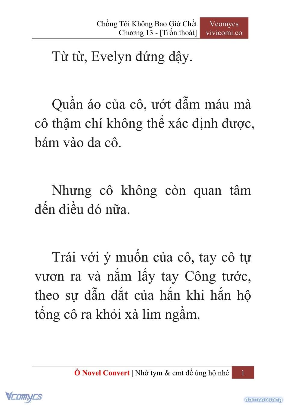 đọc truyện [novel] Chồng Tôi Không Bao Giờ Chết Chương 13 ảnh 4 tại Thiên Thai Truyện