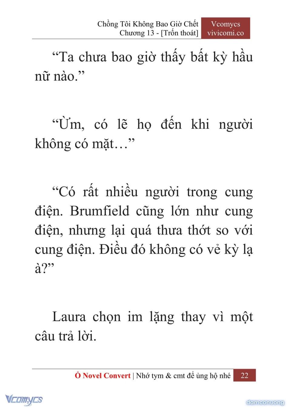 đọc truyện [novel] Chồng Tôi Không Bao Giờ Chết Chương 13 ảnh 25 tại Thiên Thai Truyện