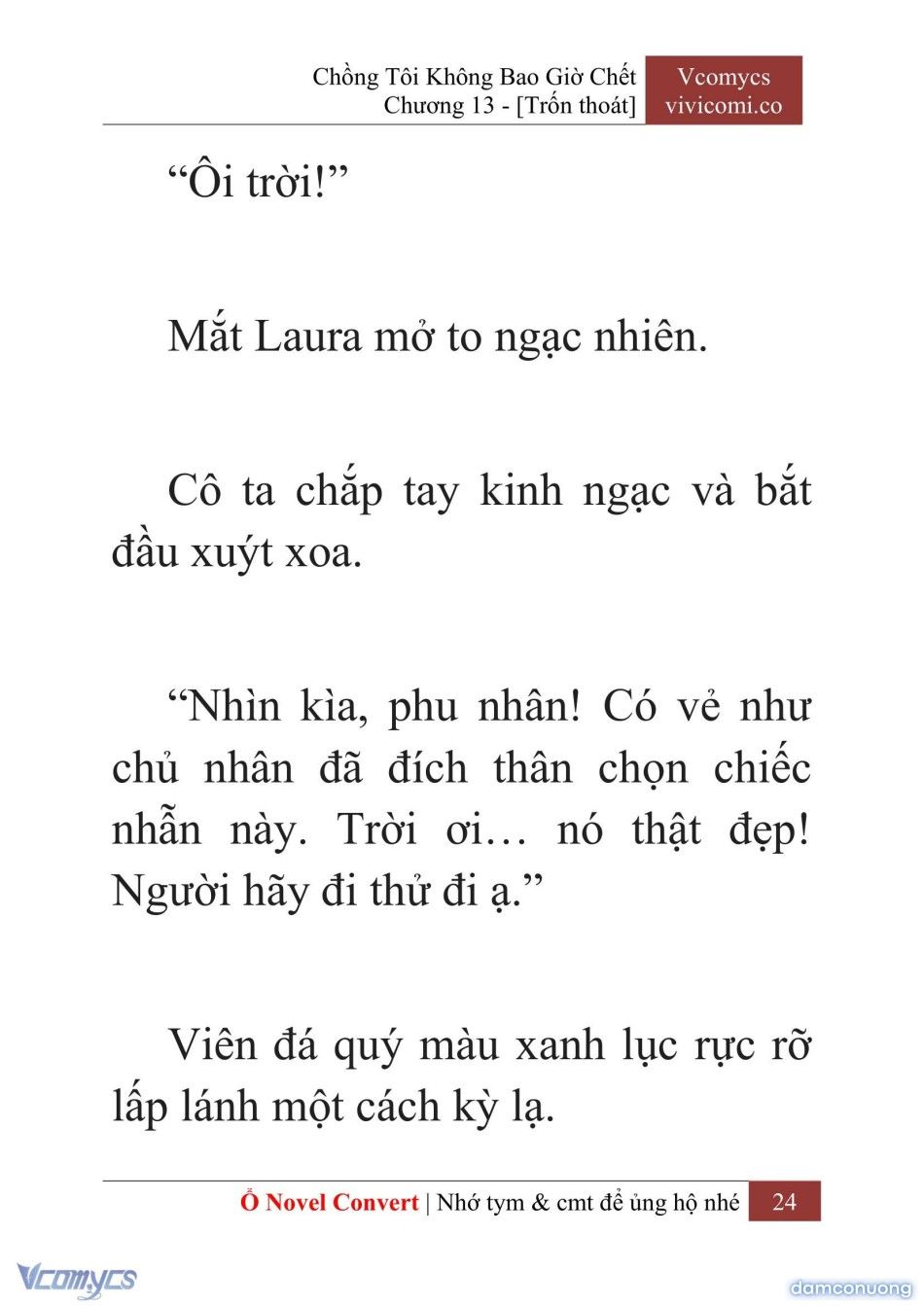 đọc truyện [novel] Chồng Tôi Không Bao Giờ Chết Chương 13 ảnh 27 tại Thiên Thai Truyện