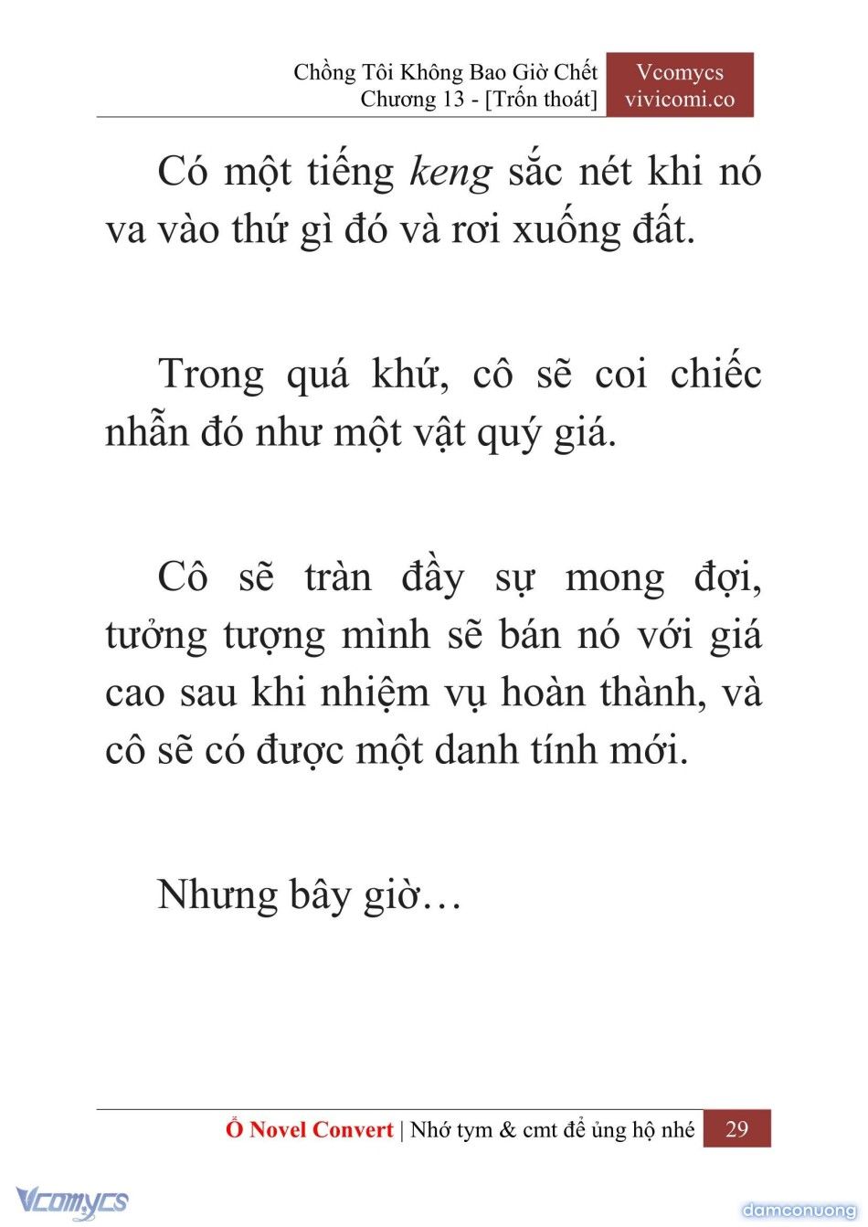 đọc truyện [novel] Chồng Tôi Không Bao Giờ Chết Chương 13 ảnh 32 tại Thiên Thai Truyện