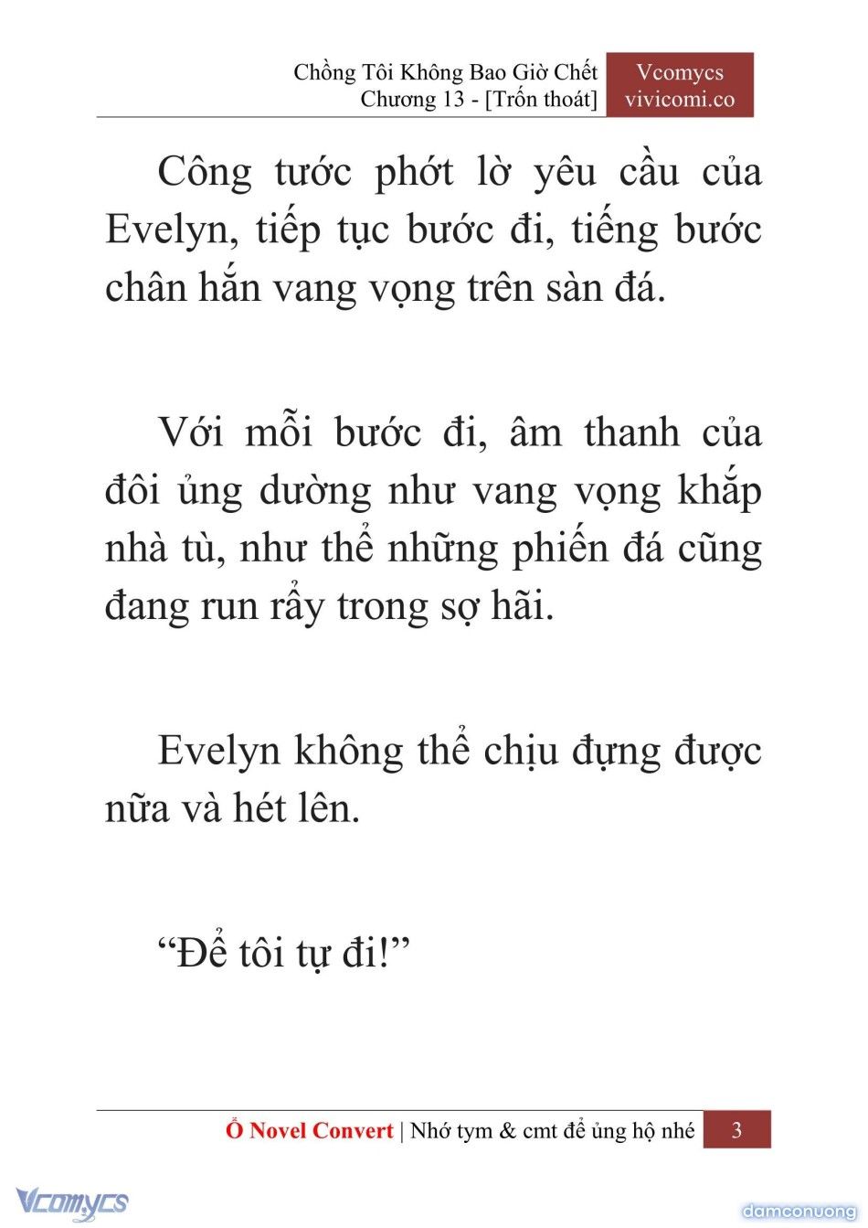 đọc truyện [novel] Chồng Tôi Không Bao Giờ Chết Chương 13 ảnh 6 tại Thiên Thai Truyện