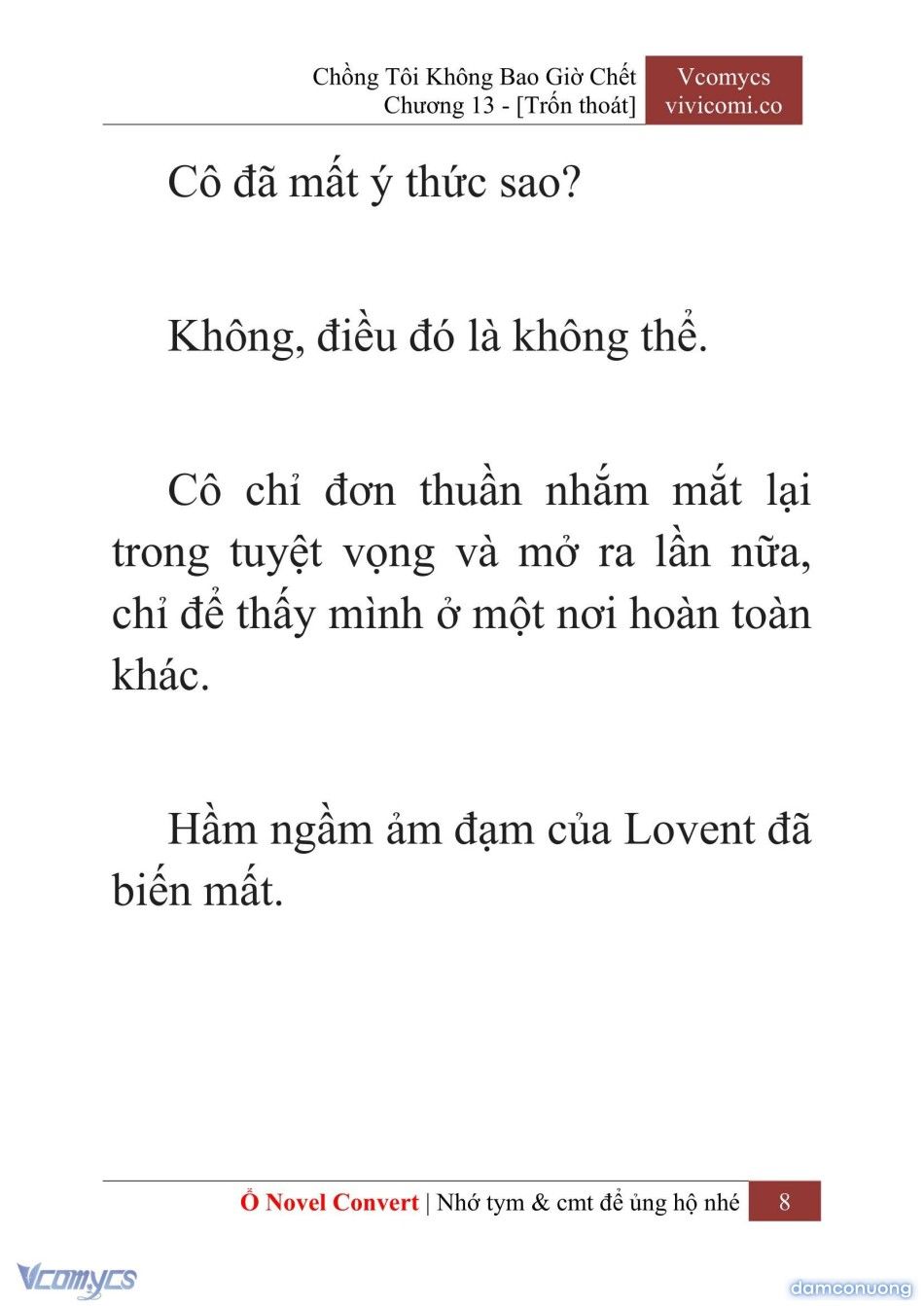 đọc truyện [novel] Chồng Tôi Không Bao Giờ Chết Chương 13 ảnh 11 tại Thiên Thai Truyện