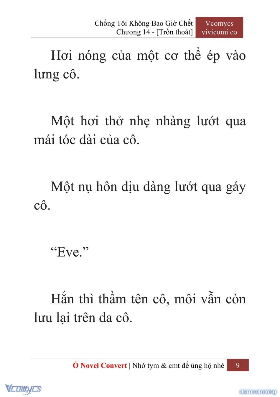 đọc truyện [novel] Chồng Tôi Không Bao Giờ Chết Chương 14 ảnh 12 tại Thiên Thai Truyện