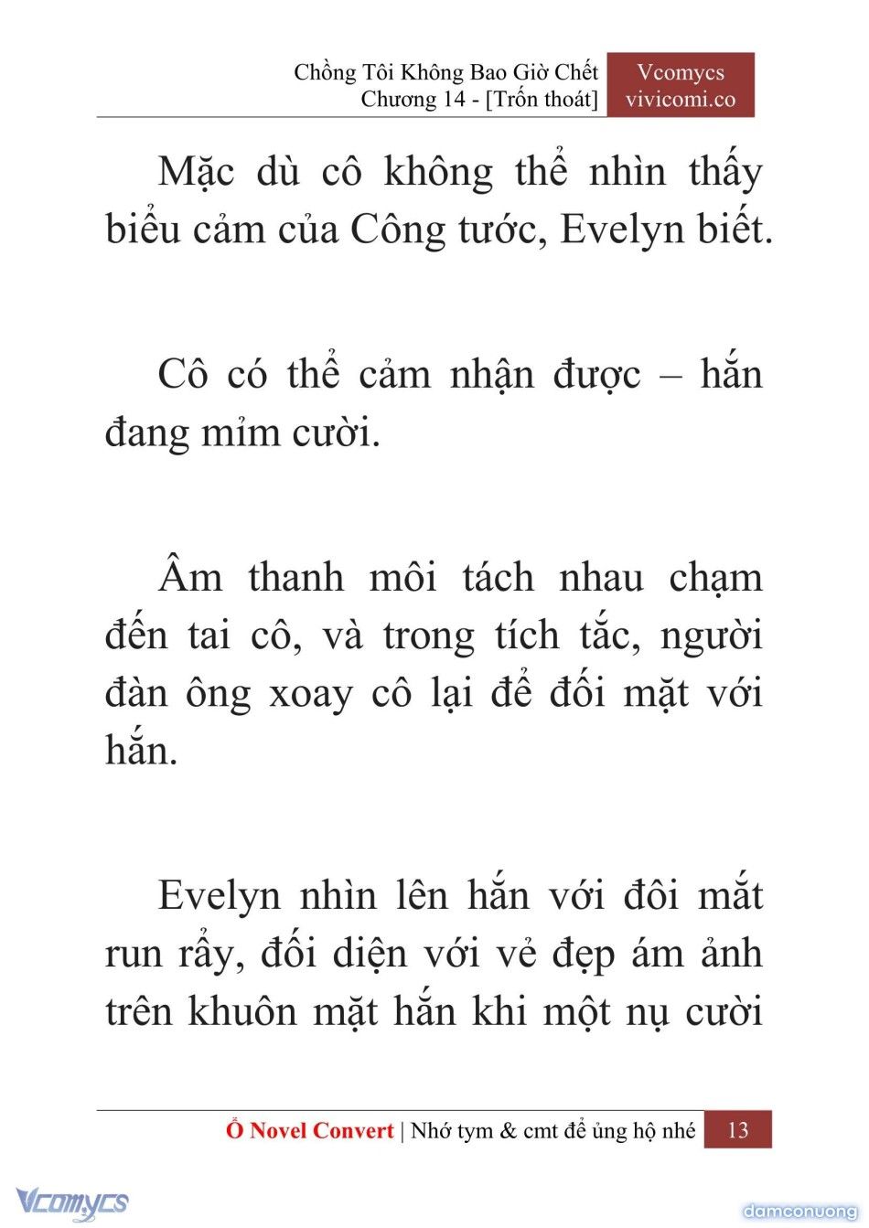 đọc truyện [novel] Chồng Tôi Không Bao Giờ Chết Chương 14 ảnh 16 tại Thiên Thai Truyện