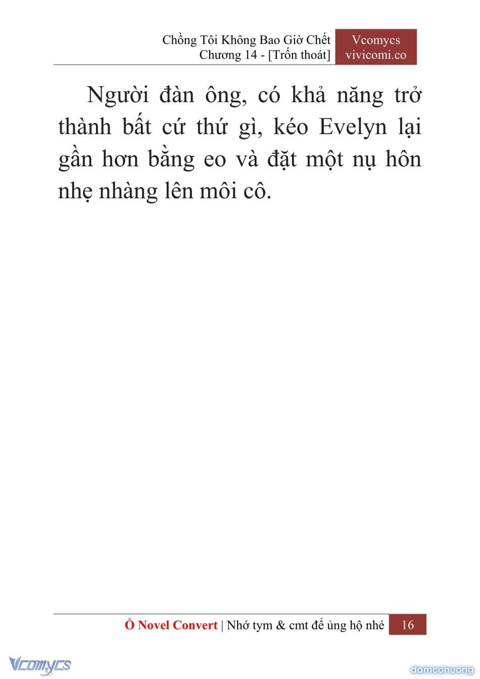 đọc truyện [novel] Chồng Tôi Không Bao Giờ Chết Chương 14 ảnh 19 tại Thiên Thai Truyện
