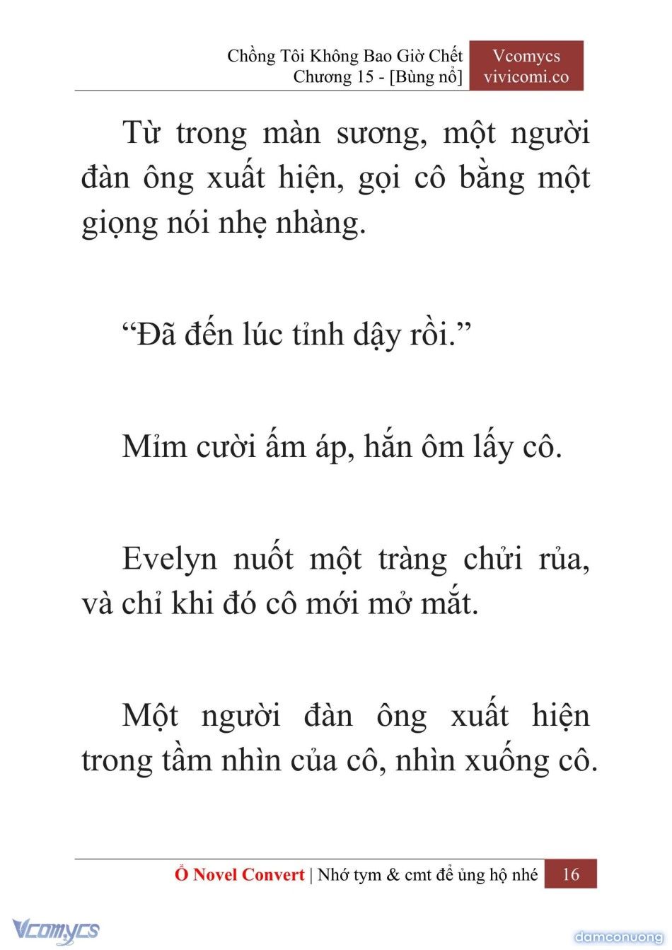 đọc truyện [novel] Chồng Tôi Không Bao Giờ Chết Chương 15 ảnh 19 tại Thiên Thai Truyện