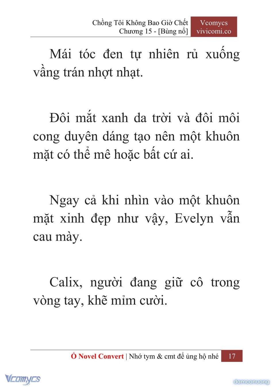 đọc truyện [novel] Chồng Tôi Không Bao Giờ Chết Chương 15 ảnh 20 tại Thiên Thai Truyện