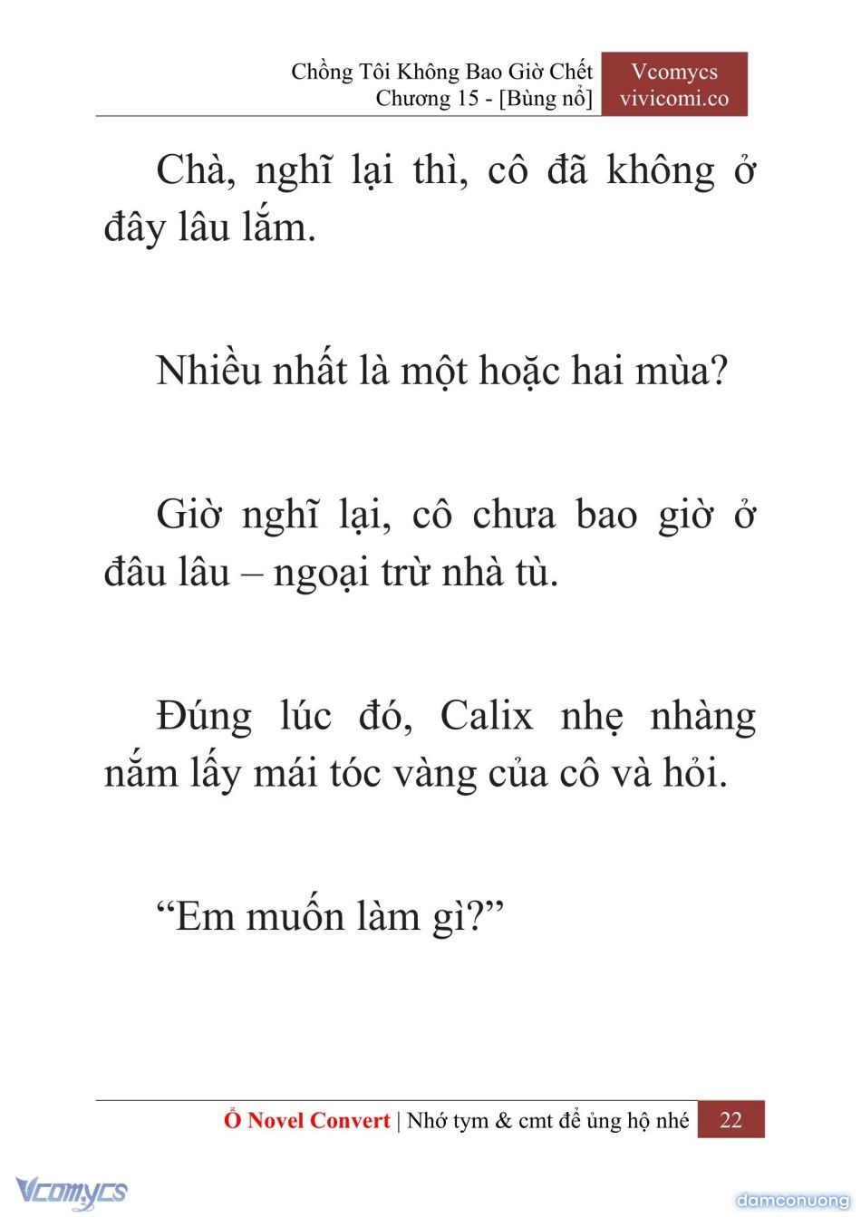 đọc truyện [novel] Chồng Tôi Không Bao Giờ Chết Chương 15 ảnh 25 tại Thiên Thai Truyện