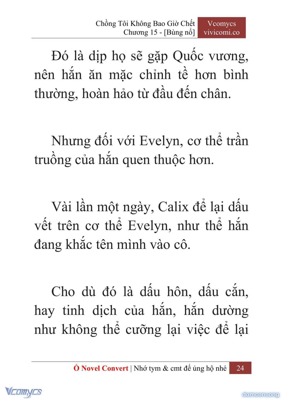đọc truyện [novel] Chồng Tôi Không Bao Giờ Chết Chương 15 ảnh 27 tại Thiên Thai Truyện