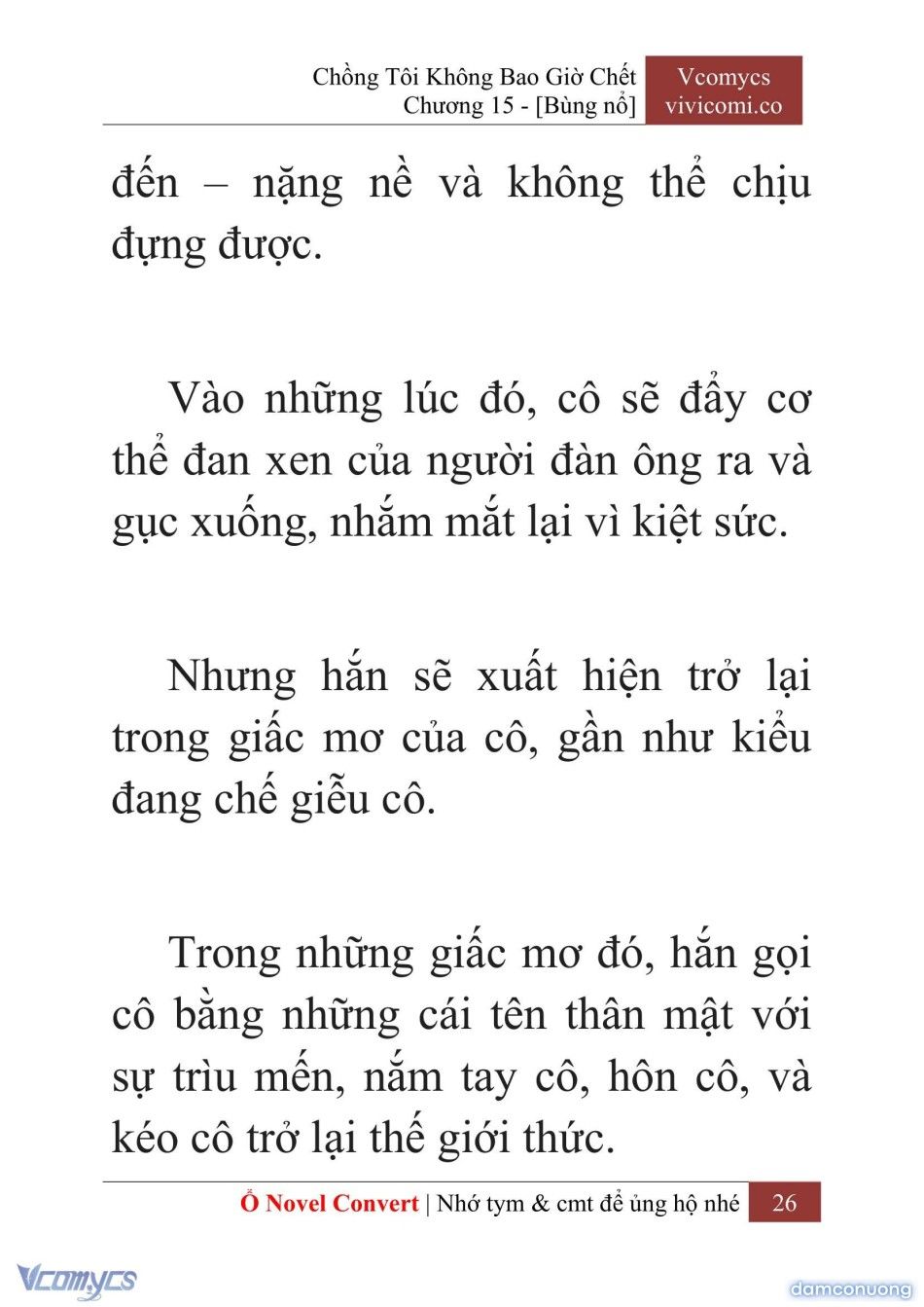 đọc truyện [novel] Chồng Tôi Không Bao Giờ Chết Chương 15 ảnh 29 tại Thiên Thai Truyện