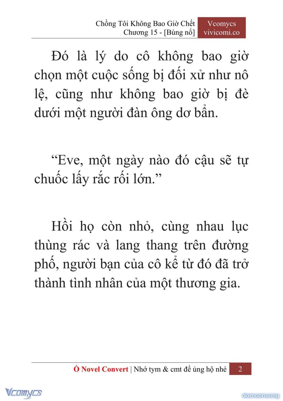 đọc truyện [novel] Chồng Tôi Không Bao Giờ Chết Chương 15 ảnh 5 tại Thiên Thai Truyện