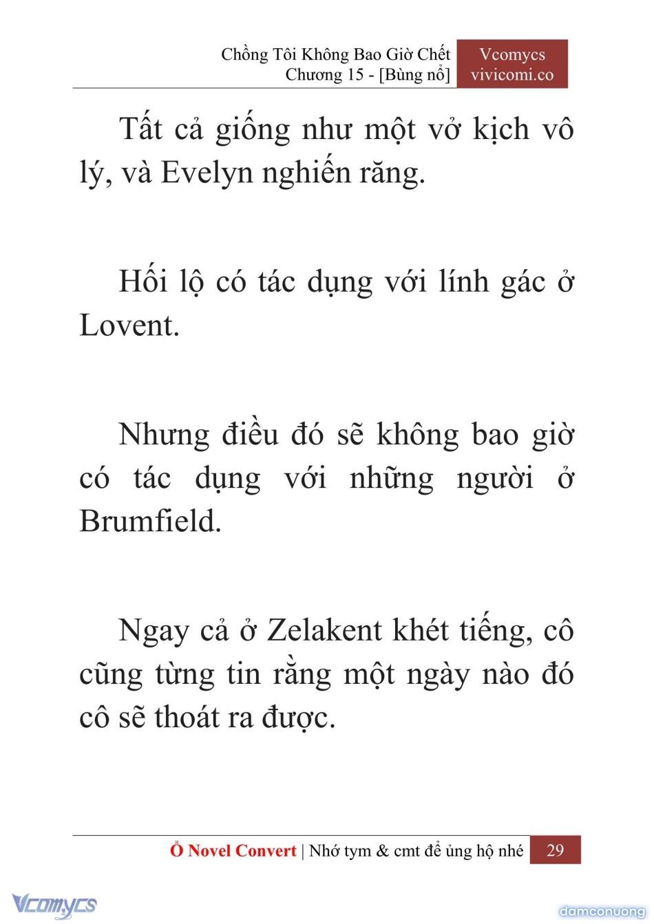 đọc truyện [novel] Chồng Tôi Không Bao Giờ Chết Chương 15 ảnh 32 tại Thiên Thai Truyện
