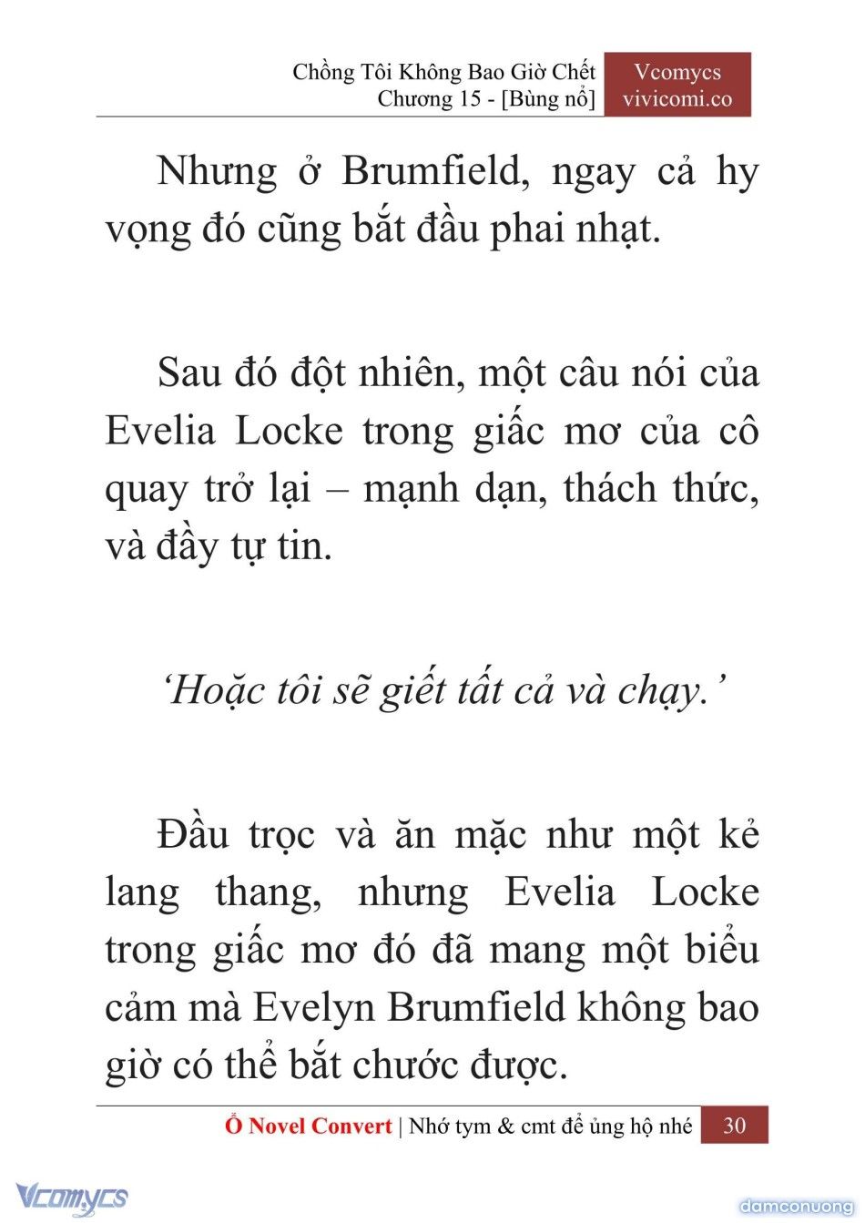đọc truyện [novel] Chồng Tôi Không Bao Giờ Chết Chương 15 ảnh 33 tại Thiên Thai Truyện